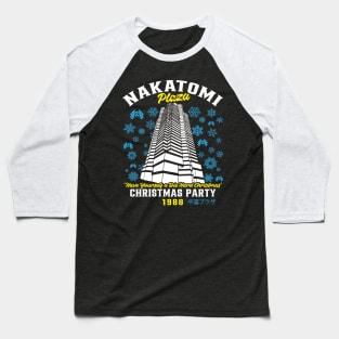 Christmas Nakatomi Building Die Hard Baseball T-Shirt